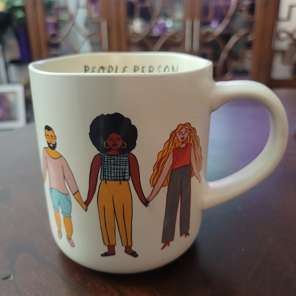 Opalhouse 16oz Stoneware "People Person" Coffee/Tea Mug